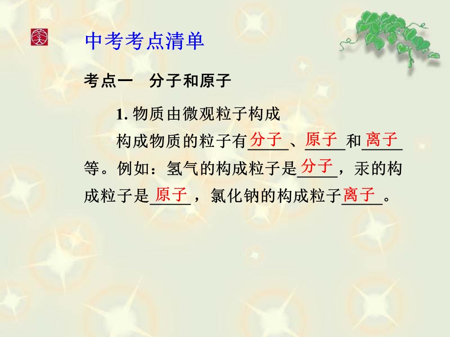 初中化学第三单元知识点复习(人教版)课件.ppt_第2页