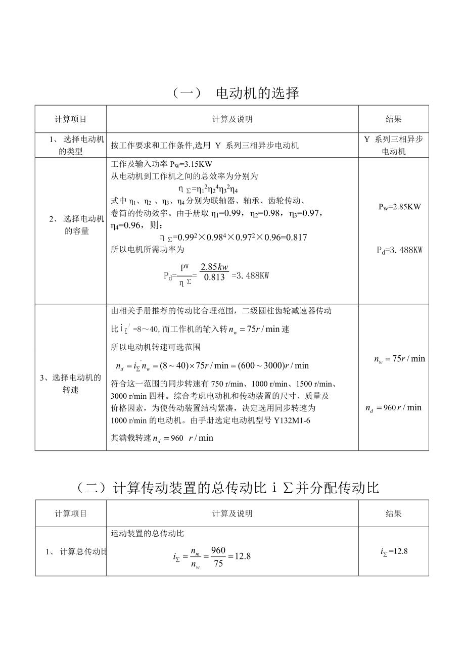 斜齿圆柱齿轮机械设计课程设计说明书.doc_第3页