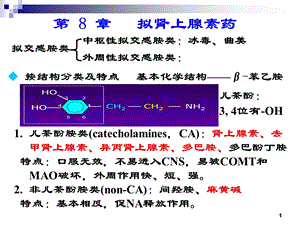 拟肾上腺素药 9抗肾上腺素药（54学时）课件.ppt