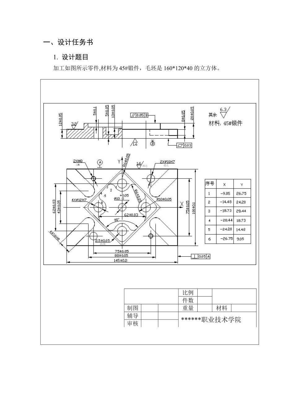 铣削零件的数控加工工艺及程序的编制.doc_第2页