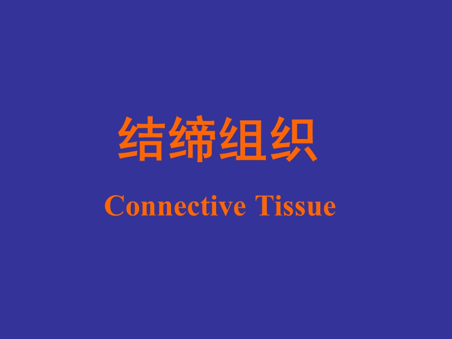 组织胚胎学ppt课件第三章 结缔组织.ppt_第1页