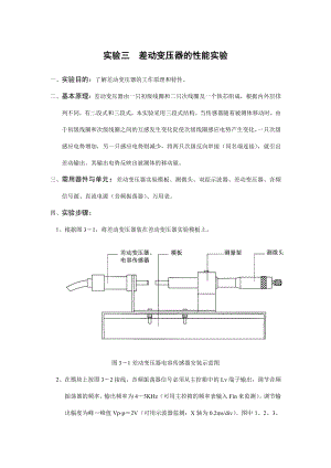 差动变压器的性能及零点残余误差消除实验.doc