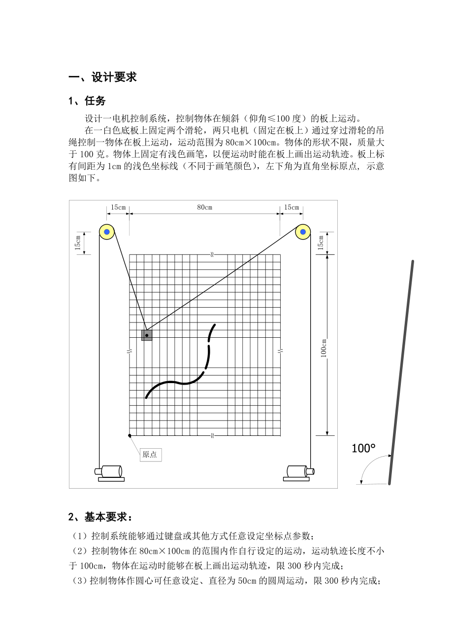 单片机课程设计悬挂运动控制系统(E题)设计报告.doc_第2页