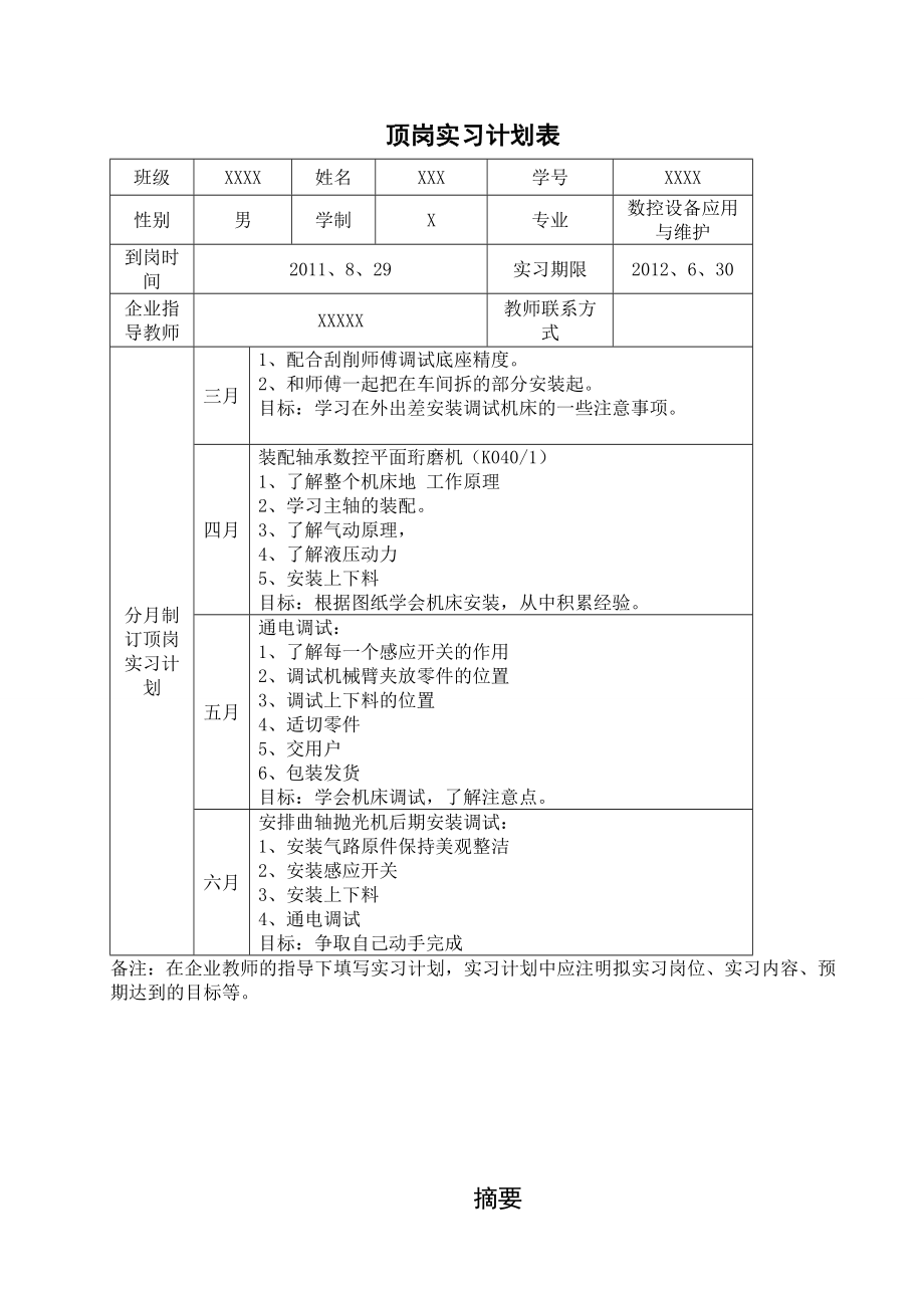 数控设备应用与维护毕业设计论文.doc_第2页