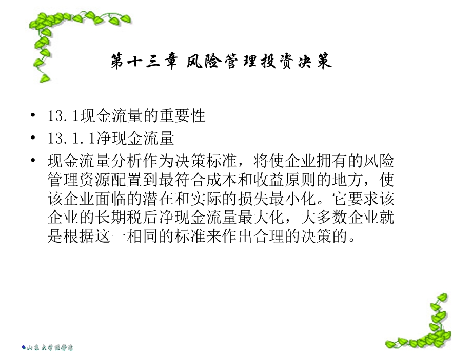 专题IV风险管理决策课件.ppt_第1页