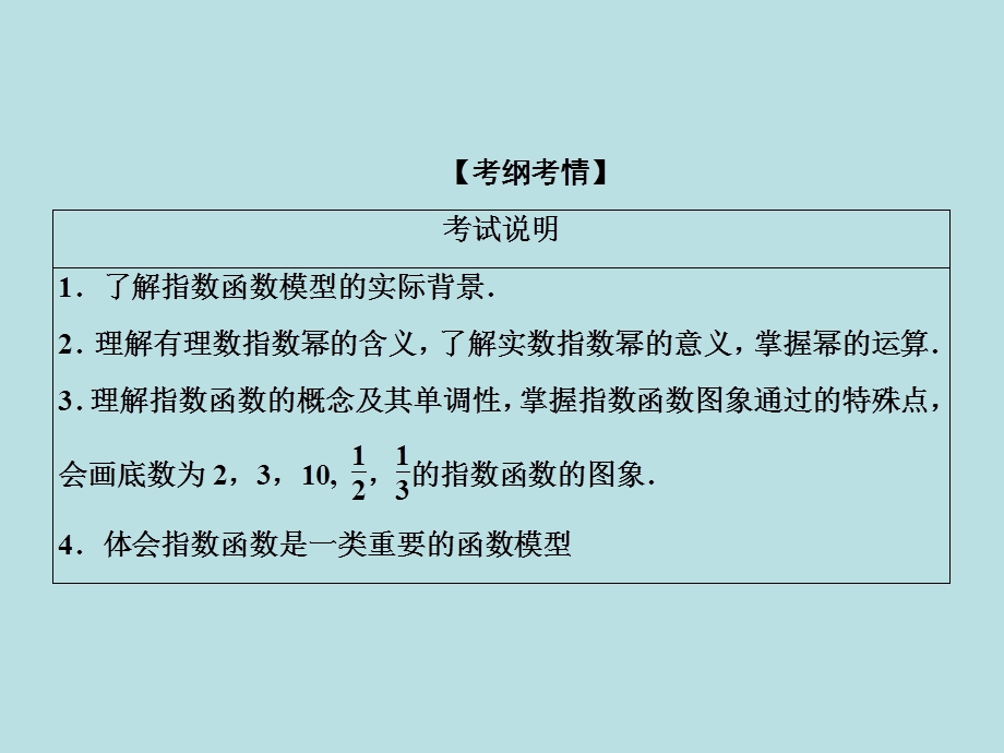 2020届高三一轮复习理科数学ppt课件--指数与指数函数.ppt_第3页