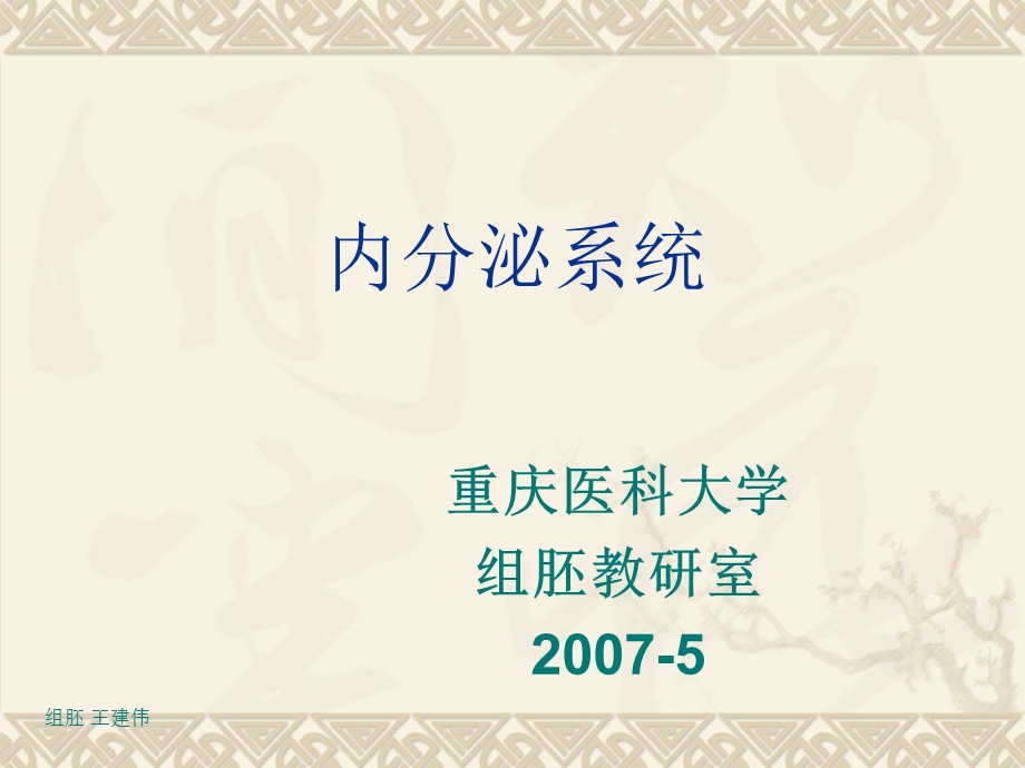 医学组织胚胎学ppt课件-内分泌系统.ppt_第1页