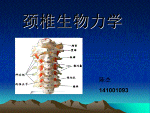 (骨生物力学ppt课件)颈椎生物力学.ppt