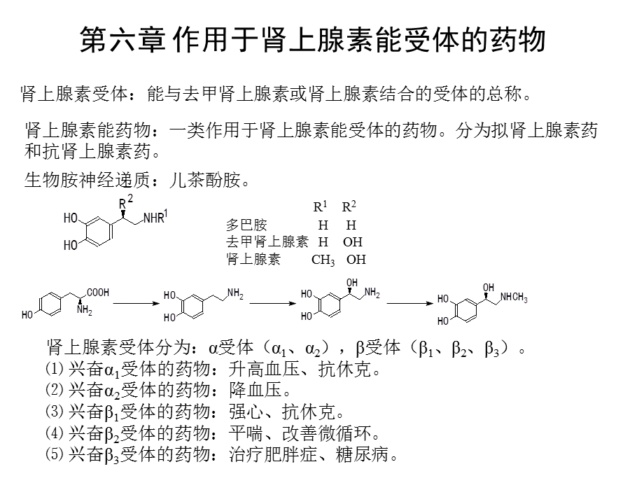 药物化学拟肾上腺素药和抗肾上腺素药课件.ppt_第1页