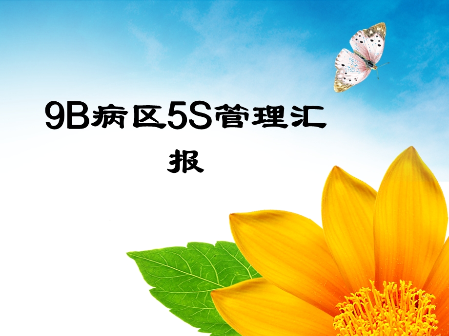 9B病区5S管理汇报课件.ppt_第1页