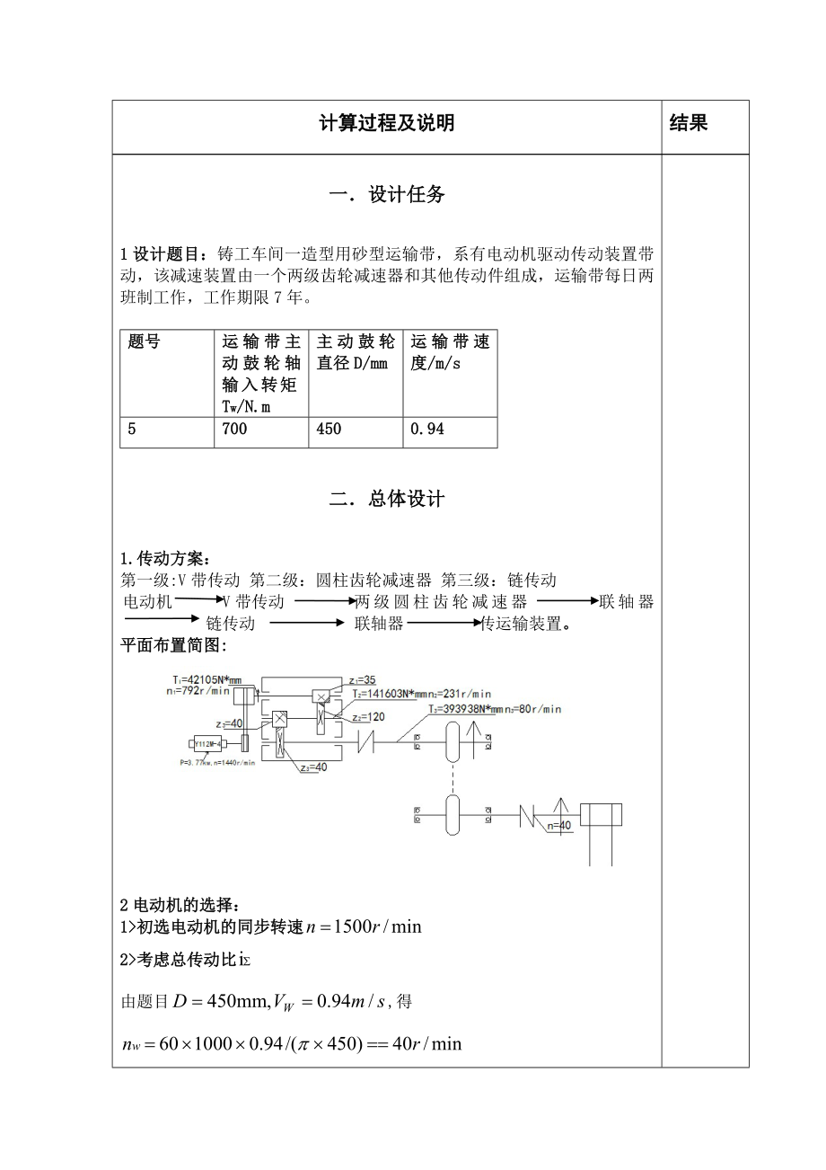 机械就死课程设计二级圆柱齿轮减速器.doc_第1页