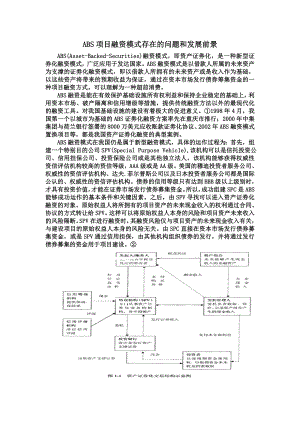 ABS项目融资模式存在的问题和发展前景.doc