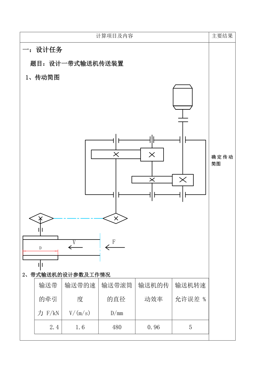 机械设计课程设计计算说明书带式输送机传动装置二级圆柱齿轮减速器.doc_第3页