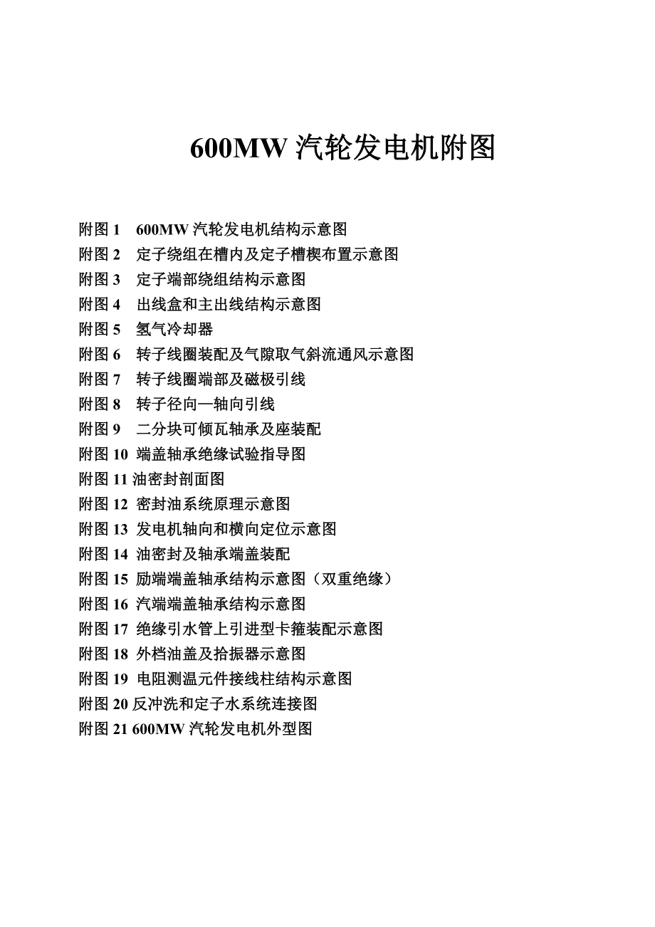 600MW汽轮发电机清晰附图.doc_第1页