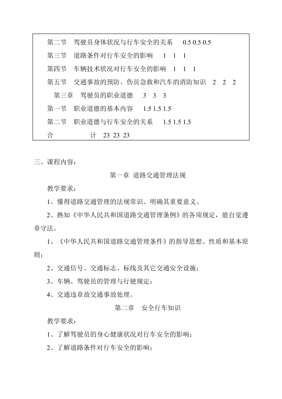 汽车驾驶员培训教学大纲58402.doc_第2页