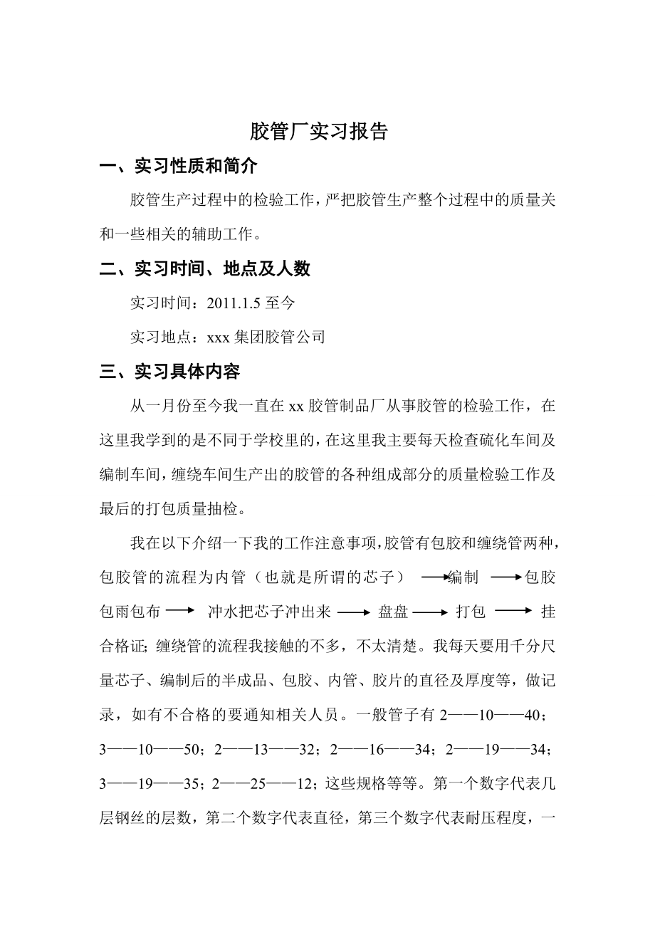 胶管厂实习报告.doc_第1页