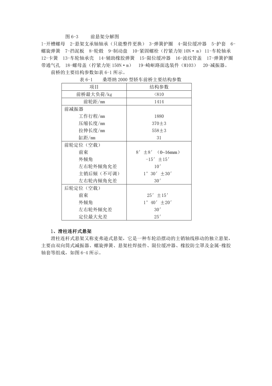 (桑塔纳2000维修手册) 行驶系的结构.doc_第3页