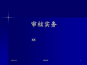 审核实务模板课件.pptx