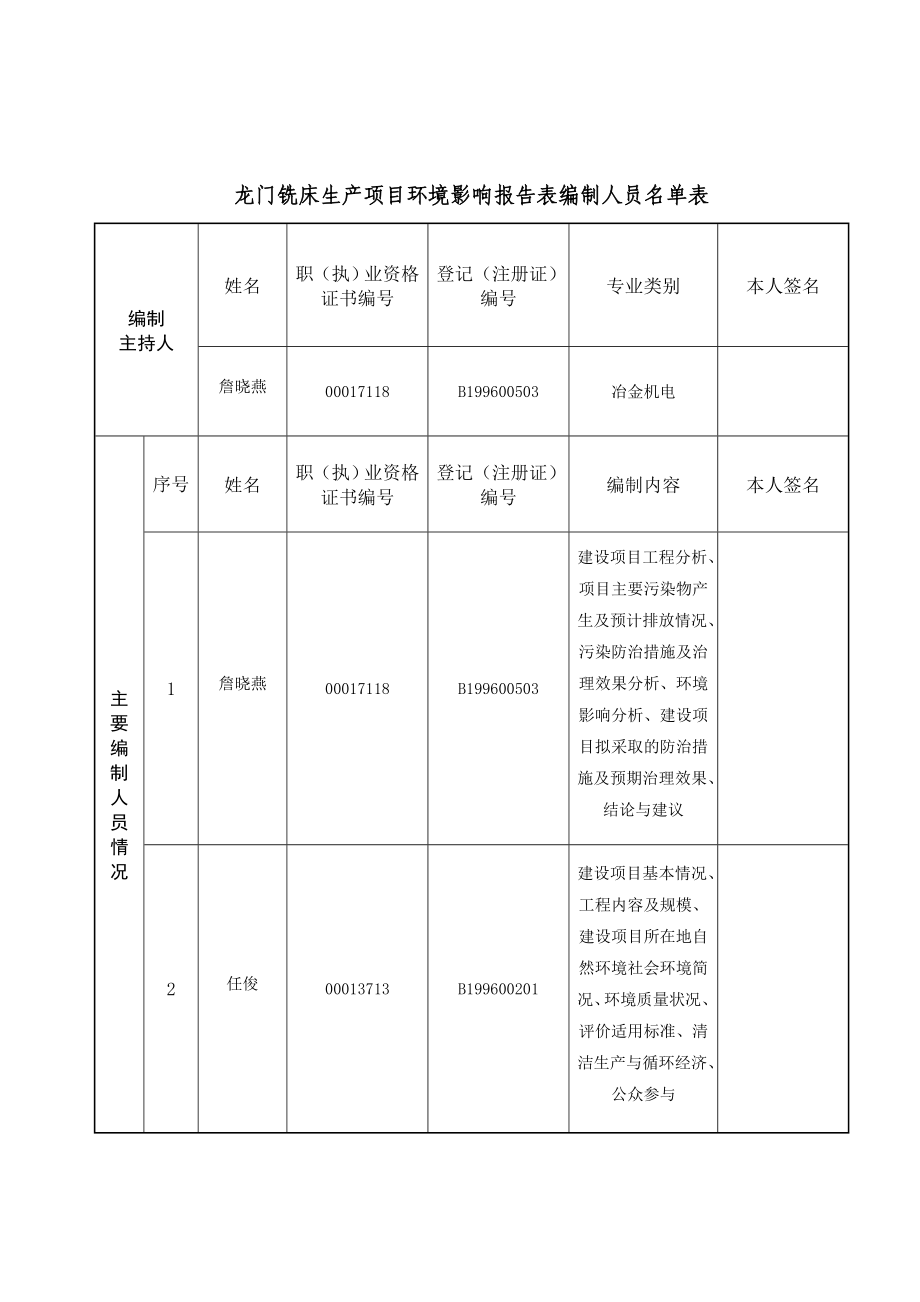 环境影响评价报告公示：龙门铣床生环评报告.doc_第3页