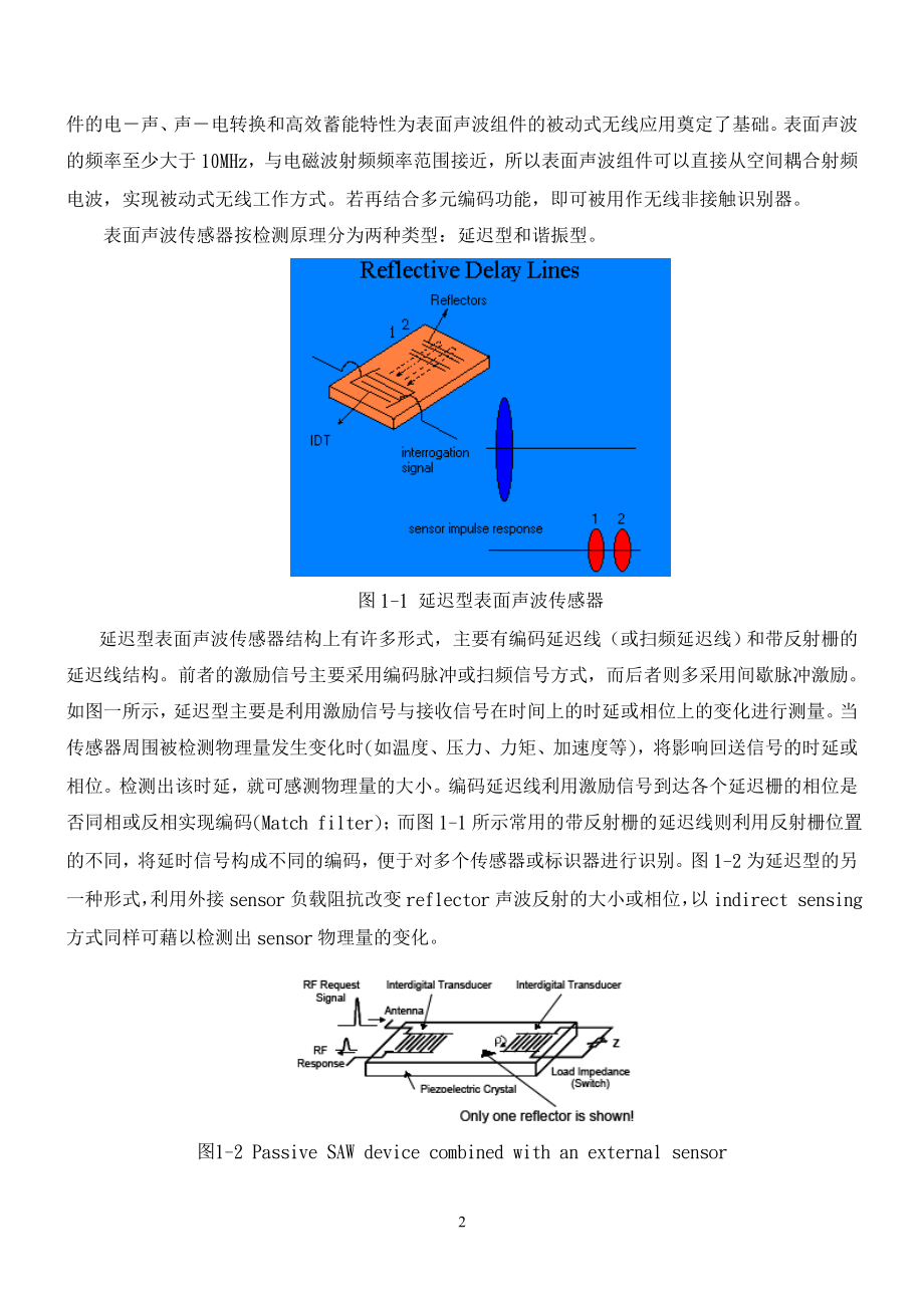 表面声波传感器设计.doc_第2页