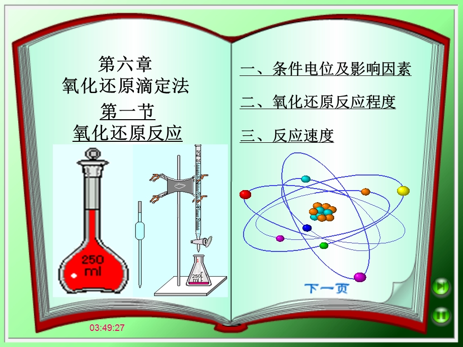 分析化学第六章氧化还原滴定法课件.ppt_第1页