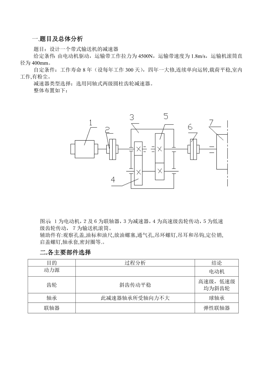 毕业设计（论文）同轴式二级圆柱齿轮减速器设计.doc_第2页