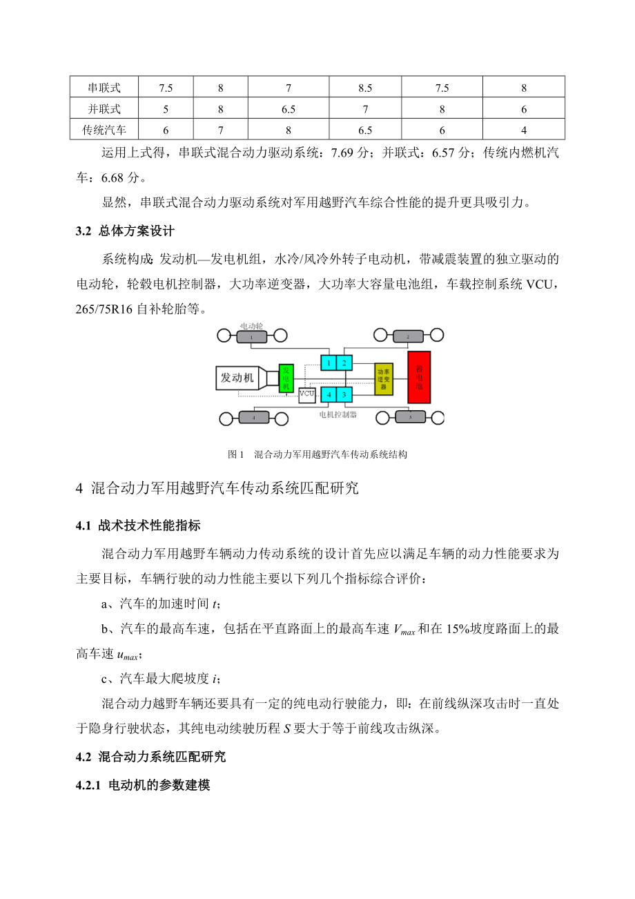 混合动力军用越野汽车传动系统匹配研究刁增祥.doc_第3页