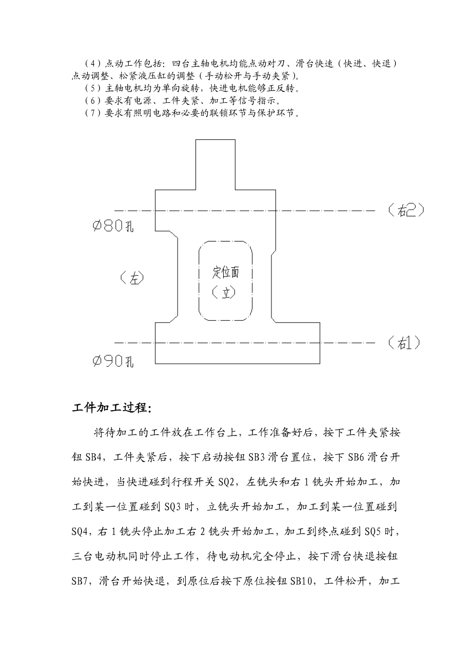 机电传动与控制课程设计三面铣组合机床控制系统的应用设计.doc_第3页