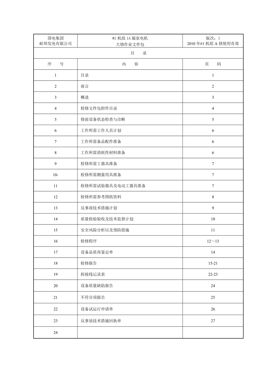 #1机1A凝泵电机大修文件包.doc_第2页