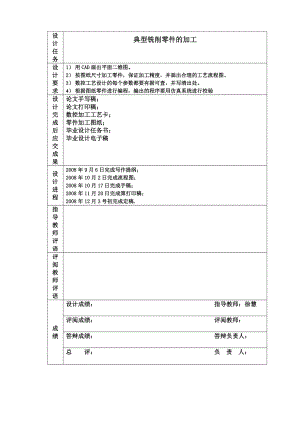 毕业设计典型铣削零件的加工.doc