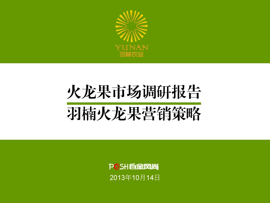 火龙果营销调研及策略报告课件.ppt_第1页