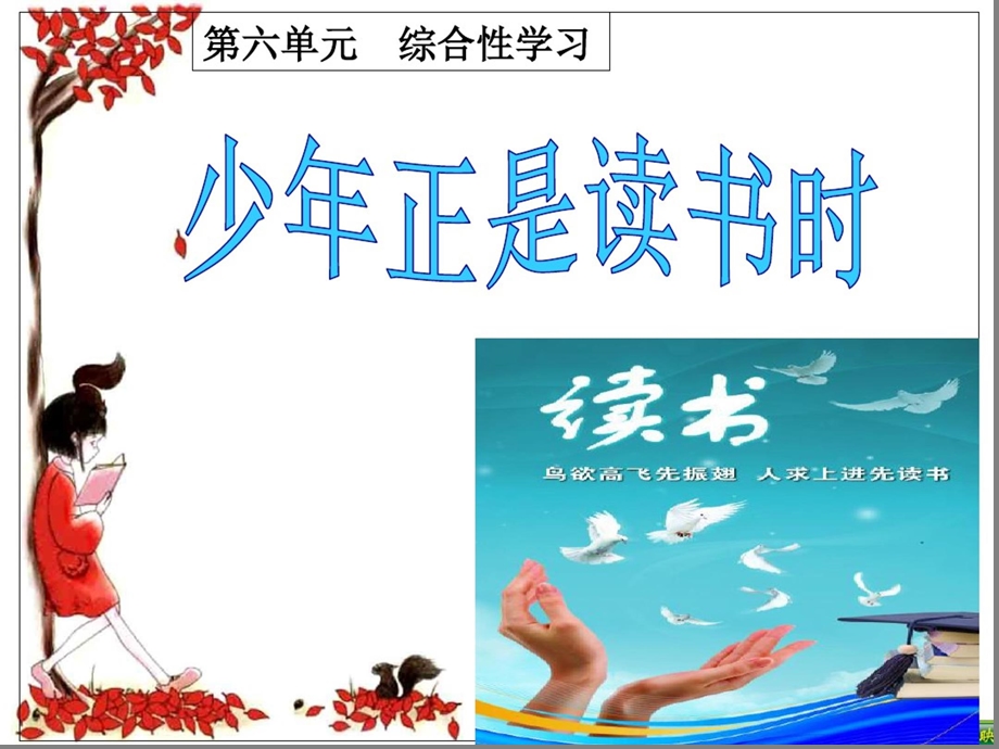 综合性学习：少年正是读书时课件.ppt_第1页