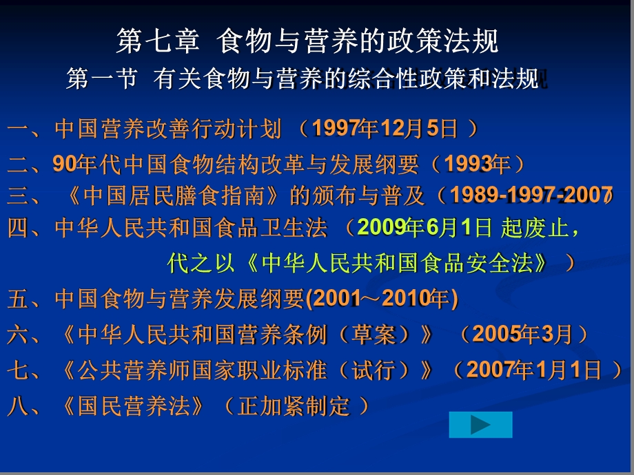 第八章食物与营养的政策法规课件.ppt_第1页