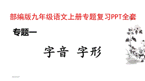 部编版九年级语文上册专题复习PPT全套课件.pptx