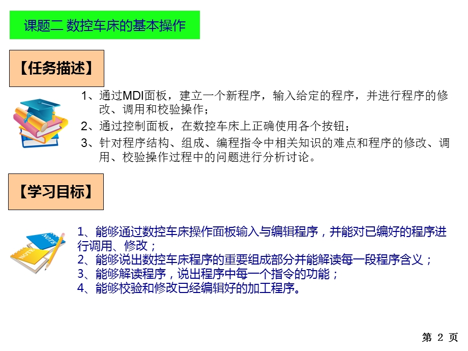 模块一课题2数控车床的基本操作课件.ppt_第2页