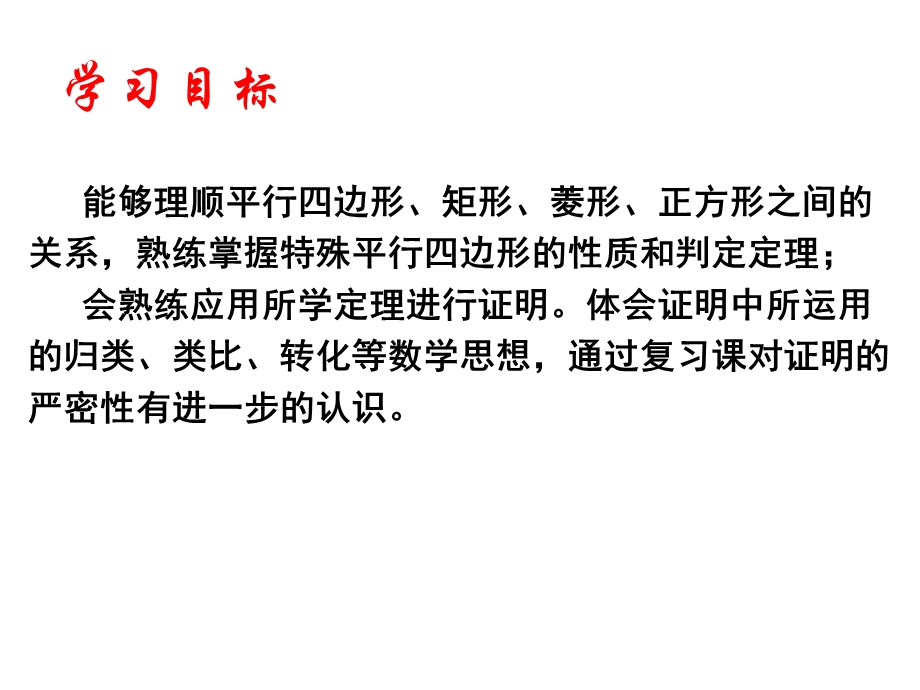 特殊平行四边形回顾与思考课件.ppt_第3页