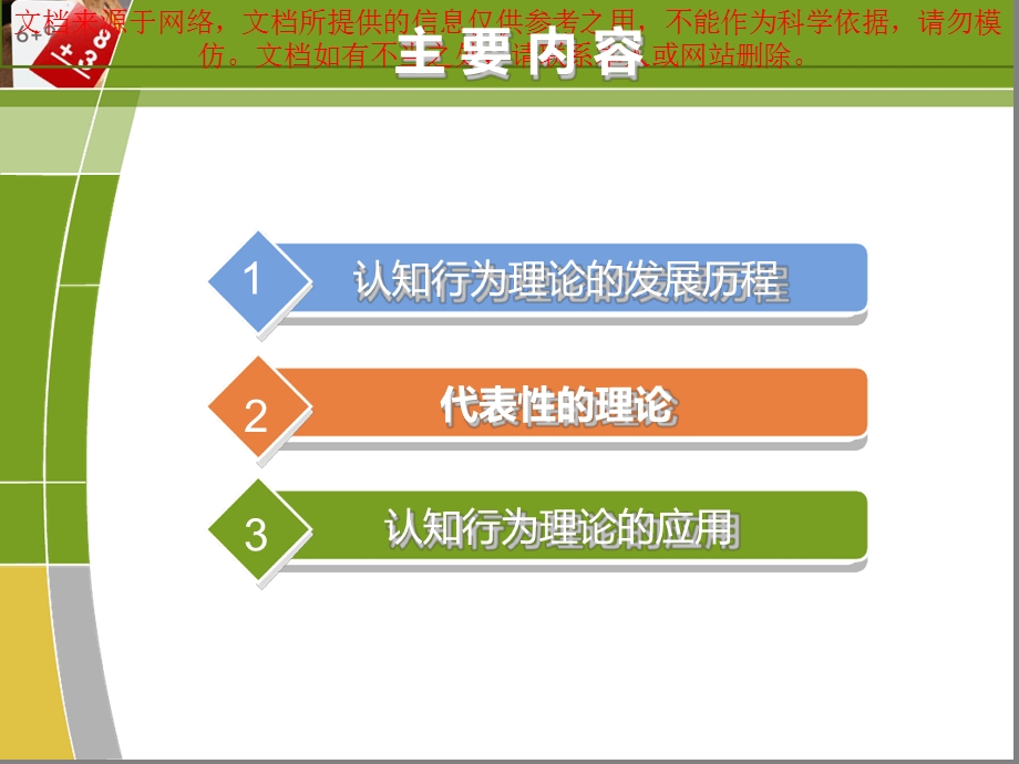 认知行为理论专业知识讲座课件.ppt_第1页