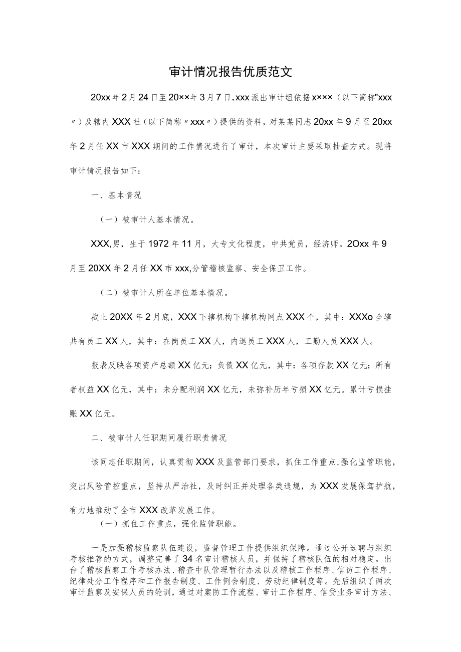 审计情况报告优质范文.docx_第1页