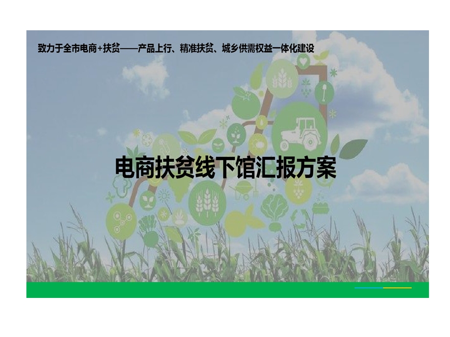 电商扶贫馆汇报的方案课件.ppt_第1页