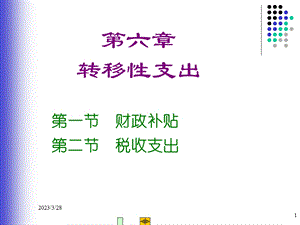 第六章转移性支出（新）课件.ppt