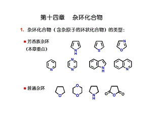 第十四章杂环化合物方案课件.ppt