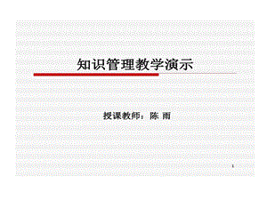 知识管理教学演示1知识管理背景概述课件.ppt