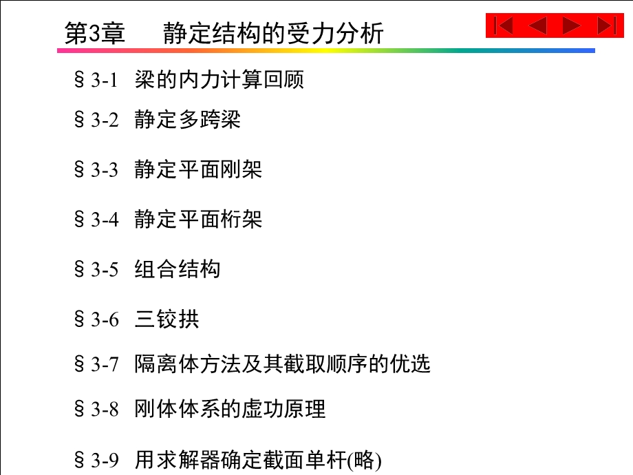 考研结构力学必看精华总结第3章静定结构的受力分析课件.ppt_第1页