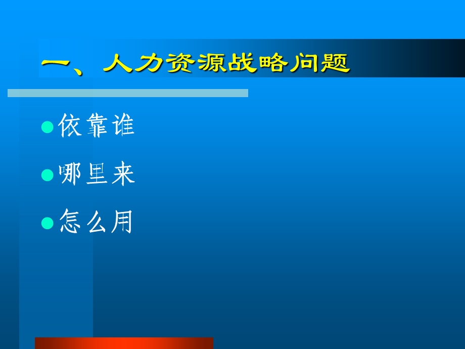 秦志华人力资源管理企业人力资源战略.ppt_第3页