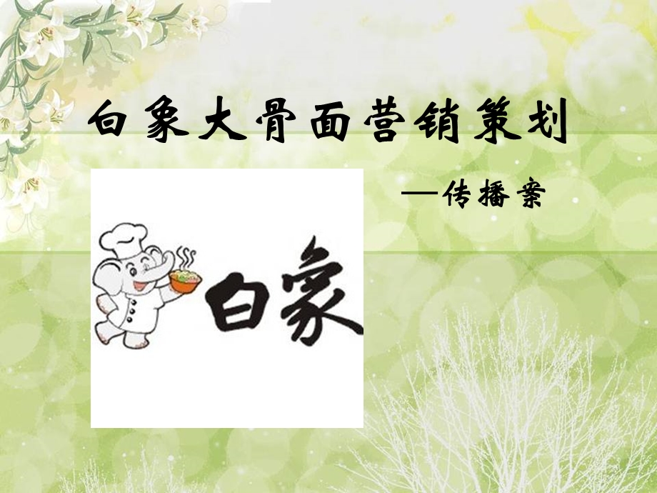 白象营销策划课件.ppt_第1页