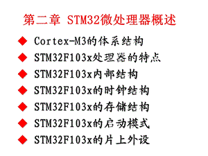 第二章STM32微处理器概述选编课件.ppt