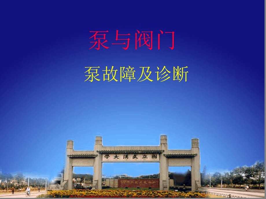 泵故障介绍讲解课件.ppt_第1页