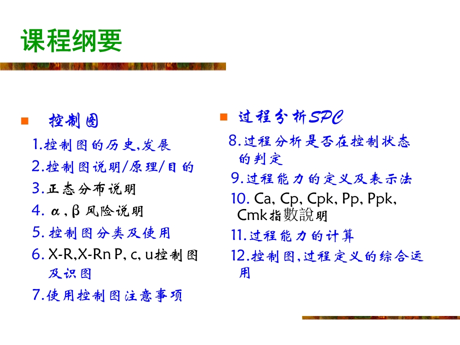 质量SPC_控制图与过程能力分析—公司培训用课件.ppt_第2页