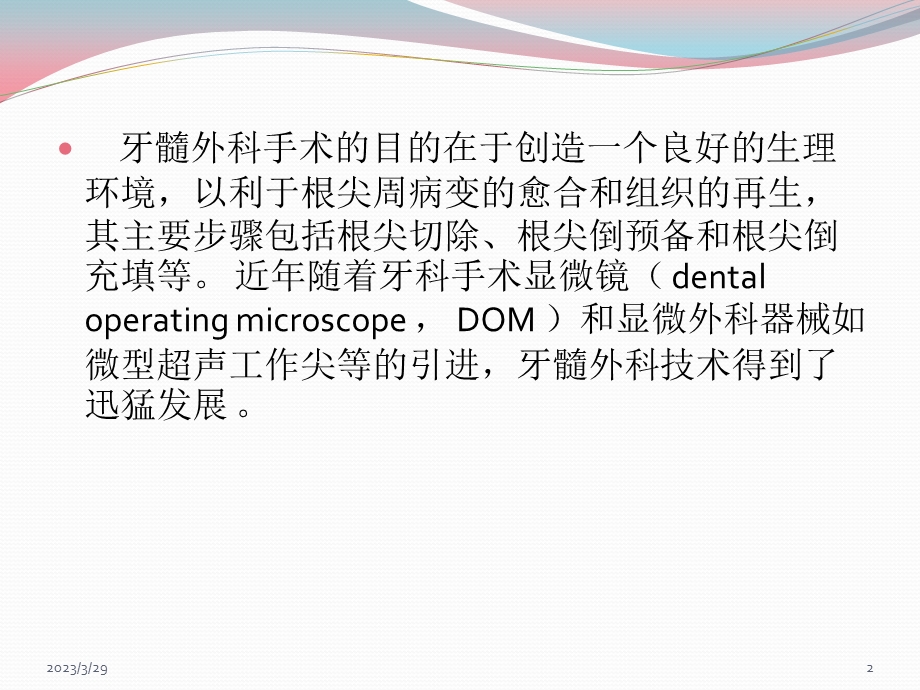 显微根尖手术参考ppt课件.ppt_第2页