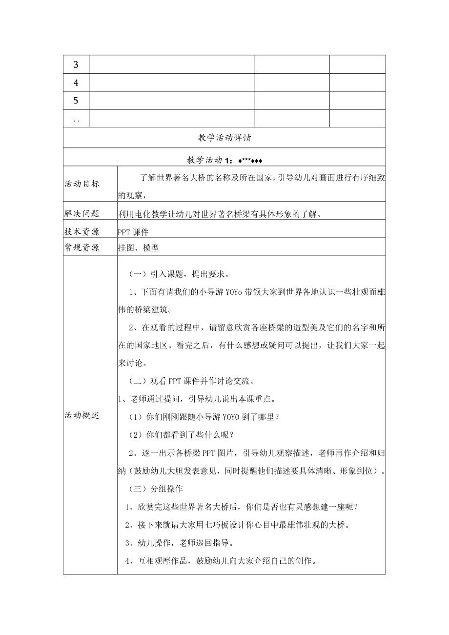 综合活动：世界著名大桥 教学设计.docx_第2页